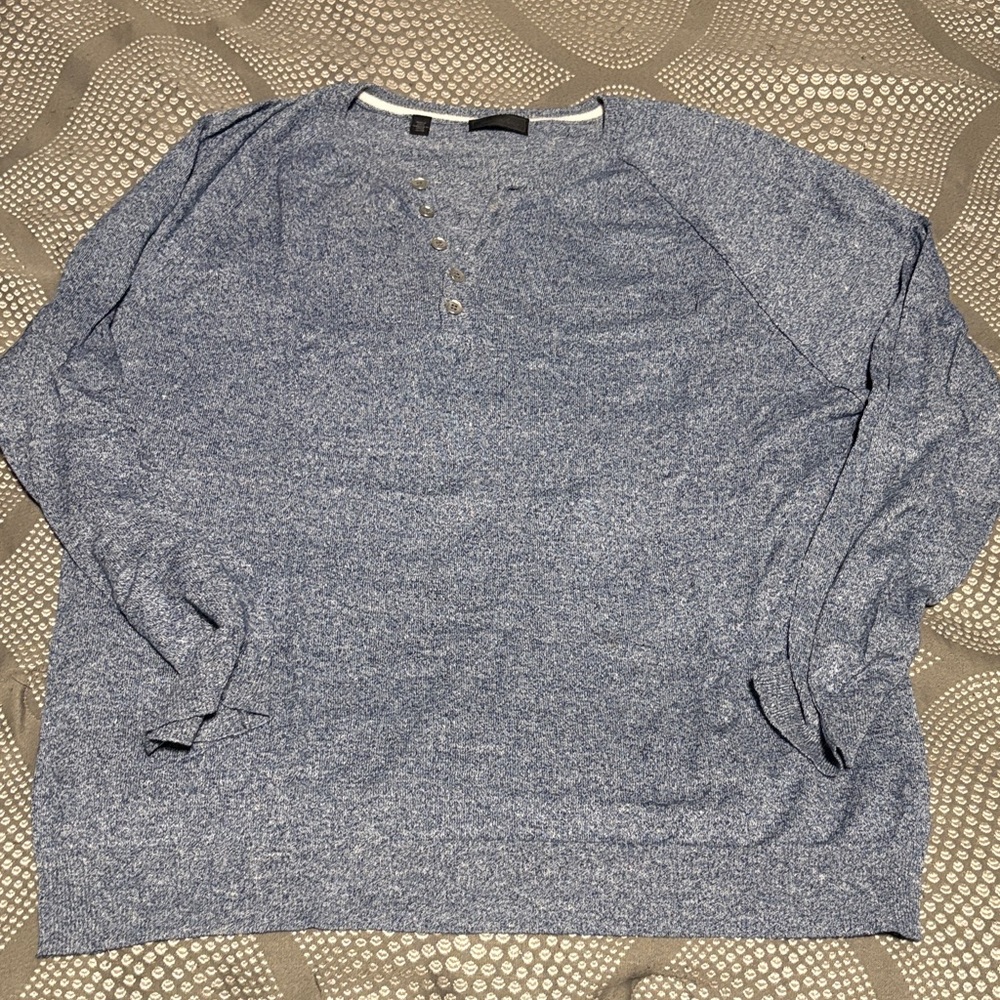 Saks Fifth Avenue Blue Men's Cardigan Sweater